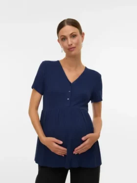 Regular Fit V-Neck Top