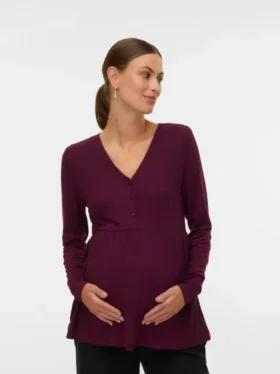 Regular Fit V-Neck Top