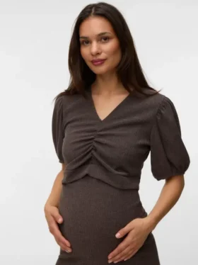 Regular Fit V-Neck Top