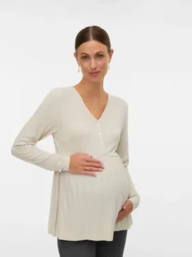 Regular Fit V-Neck Top