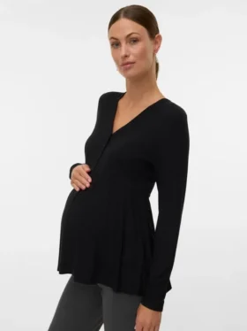 Regular Fit V-Neck Top