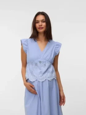 Regular Fit V-Neck Top