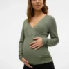 Regular Fit V-Neck Top
