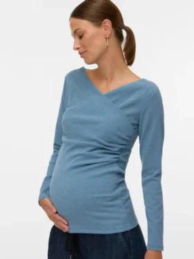 Regular Fit V-Neck Top