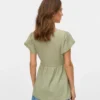 Regular Fit V-Neck Top