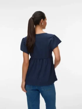 Regular Fit V-Neck Top