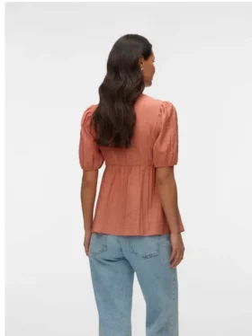 Regular Fit V-Neck Top