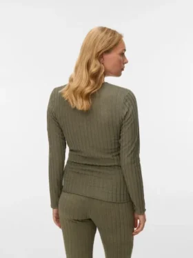 Regular Fit V-Neck Top