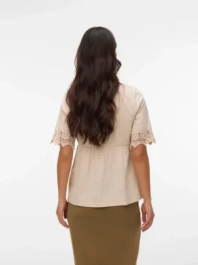 Regular Fit V-Neck Top