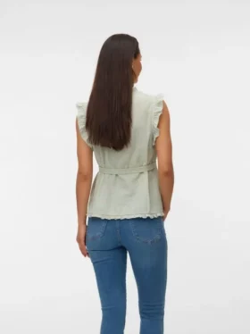 Regular Fit V-Neck Top