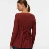 Regular Fit V-Neck Top