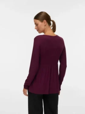 Regular Fit V-Neck Top