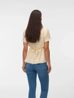 Regular Fit V-Neck Top