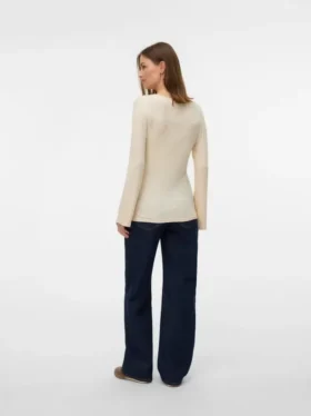 Regular Fit V-Neck Top