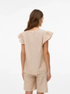 Regular Fit V-Neck Top