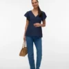 Regular Fit V-Neck Top
