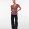 Regular Fit V-Neck Top