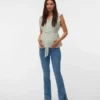 Regular Fit V-Neck Top