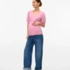 Regular Fit V-Neck Top