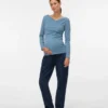 Regular Fit V-Neck Top