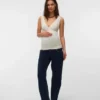 Regular Fit V-Neck Top