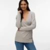 Regular Fit V-Neck Top