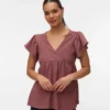 Regular Fit V-Neck Top