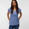 Regular Fit V-Neck Top