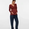 Regular Fit V-Neck Top