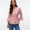 Regular Fit V-Neck Top