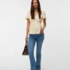 Regular Fit V-Neck Top