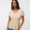Regular Fit V-Neck Top