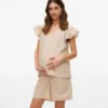 Regular Fit V-Neck Top