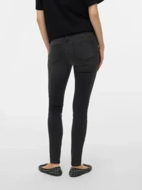 Slim Fit Mid Waist Jeans