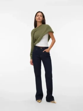 Snrancy Mid Rise Bootcut Fit Jeans
