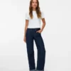 Snrancy Mid Rise Wide Leg Fit Jeans