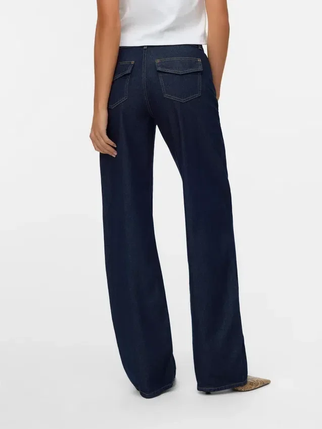 Snrancy Mid Rise Wide Leg Fit Jeans Snrancy Mid Rise Wide Leg Fit Jeans