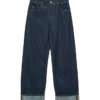 Snrancy Mid Rise Wide Leg Fit Jeans