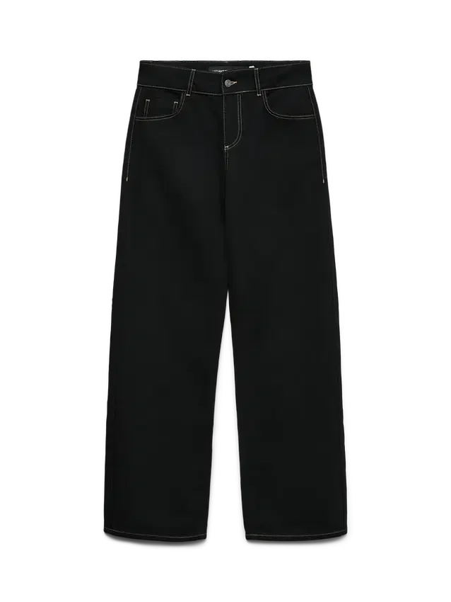 Snrancy Mid Rise Wide Leg Fit Jeans Snrancy Mid Rise Wide Leg Fit Jeans