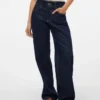Snrancy Mid Waist Wide Leg Fit Jeans