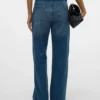 Snrancy Mid Waist Wide Leg Fit Jeans