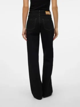 Snrancy Mid Waist Wide Leg Fit Jeans