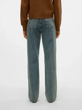 Snrancy Mid Waist Wide Leg Fit Jeans Snrancy Mid Waist Wide Leg Fit Jeans
