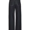 Snrancy Mid Waist Wide Leg Fit Jeans