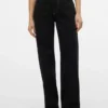 Snrancy Mid Waist Wide Leg Fit Jeans