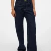 Snrancy Mid Waist Wide Leg Fit Jeans
