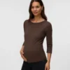 Tight Fit Boat Neck Top