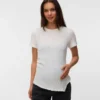 Tight Fit Round Neck Top