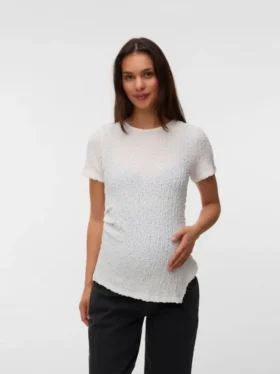Tight Fit Round Neck Top
