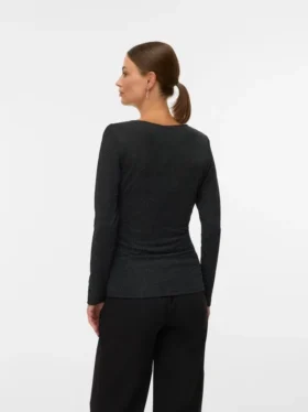Tight Fit V-Neck Top